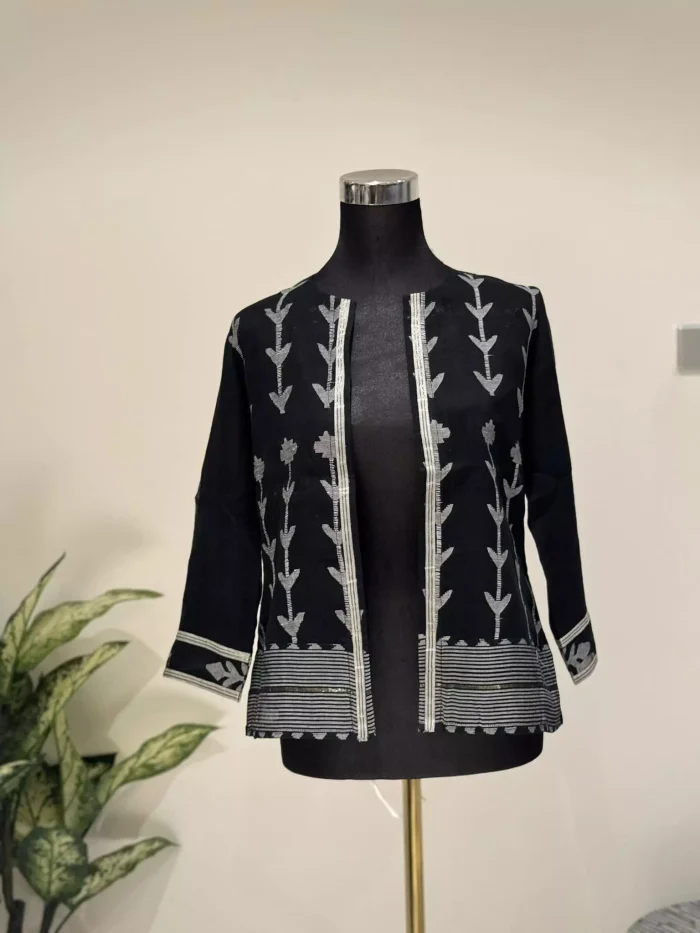 Eclipse Dream Jamdani Jacket - Image 1