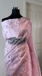 Saree baby pink bliss