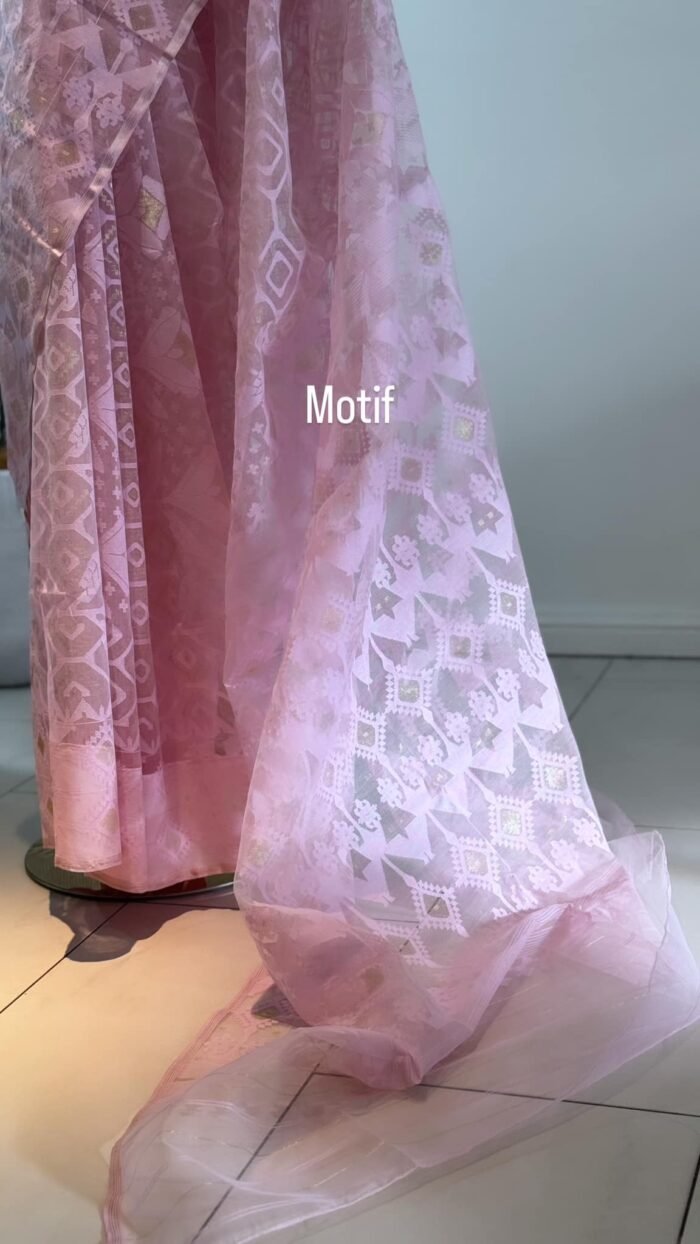Saree baby pink bliss - Image 4