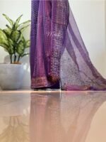 Saree jacaranda Bilash - Image 2