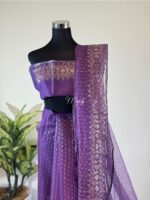 Saree jacaranda Bilash